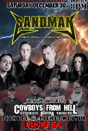 Sandman/ Tribute to Metallica, Cowboys From Hell - Pantera Tribute