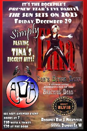 Simply Tina - Tribute to Tina Turner , Bobs Other Band - Tribute To The Greatful Dead, Brody Elvis
