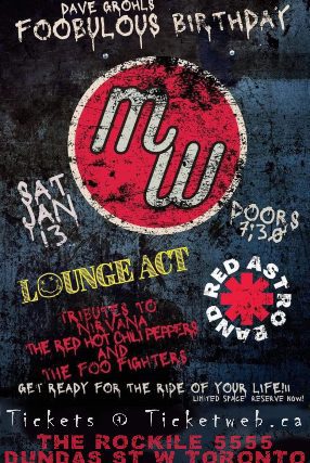 Monkey Wrench, Lounge Act - a Tribute to Nirvana, The Red Astro Band-Tribute to RHCP