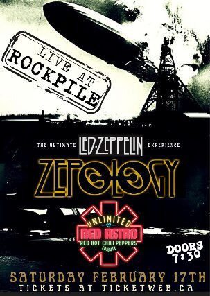 Zepology / Tribute to Led Zeppelin, Unlimited Red Astro / Tribute to Red Hot Chili Peppers