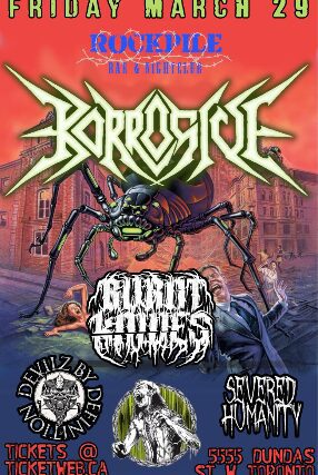 Korrosive, Burnt Knives, Devilz By Definition, Severed Humanity, The Animal Warfare Act