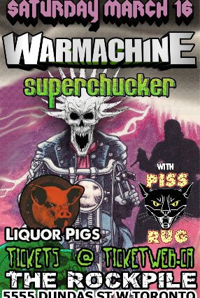 WARMACHINE, Superchucker, LIQUOR PIGS , Piss Rug