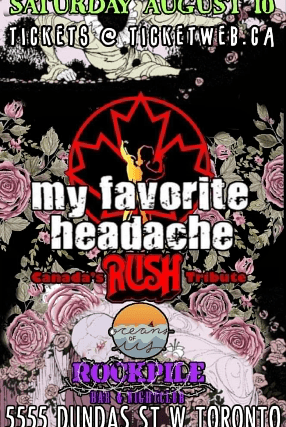 My Favorite Headache / Tribute to Rush, oceans of us