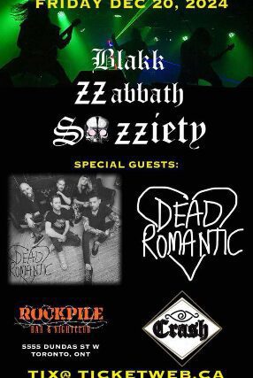 Blakk Zzabbath Sozziety, Dead Romantic, Crash