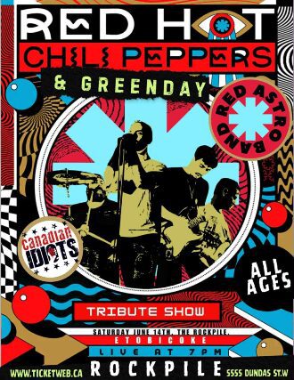 Red Astro Band - Tribute to Red Hot Chili Peppers, Canadian Idiots-green Day Tribute