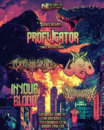 Profligator, Apegod, A Scar For The Wicked, Debellation, In Your Blood